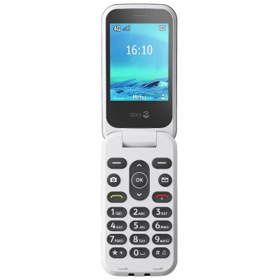 Doro 2820 Large Display 4G Amplified Flip Phone Mobile (Multiple Colours)